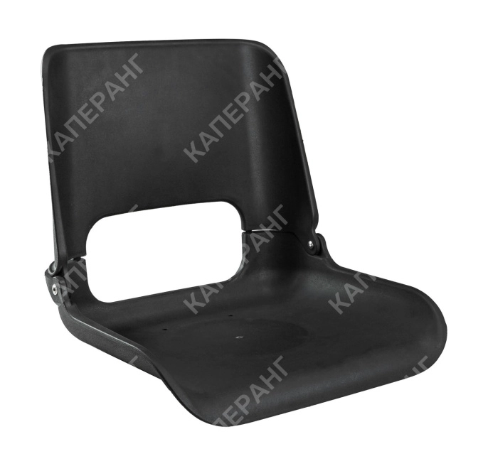 Кресло складное пластиковое черное (10100B-MR)